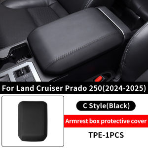 For Toyota Land Cruiser 250 2024 2025 1958 Prado LC250 First Edition Armrest Box Protection CoverInterior Upgraded Accessories