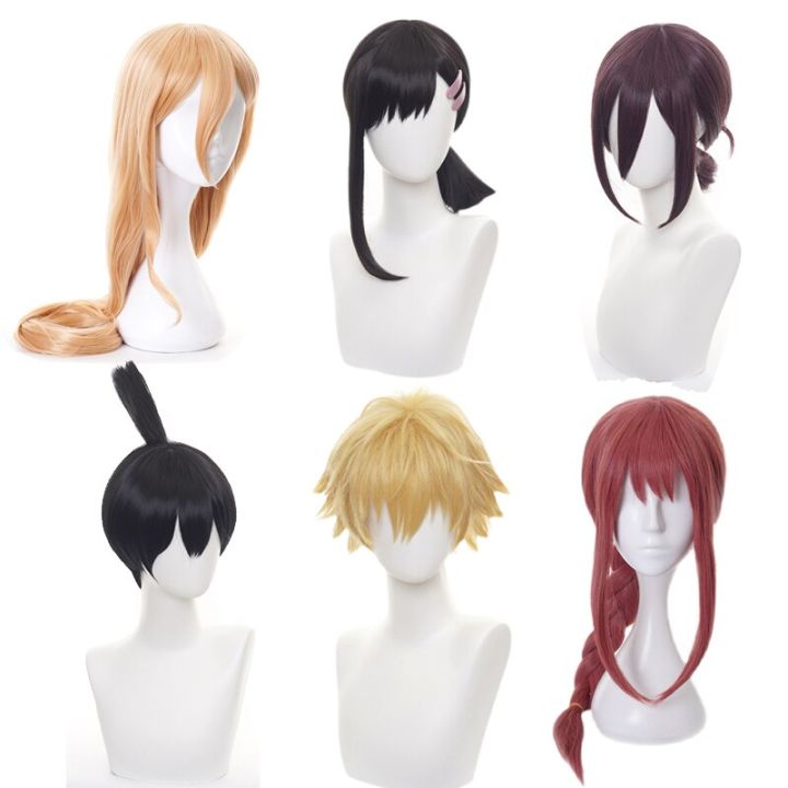Chainsaw Man Wig For Men Women Hair Makima Denji Quanxi Power Hayakawa