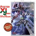 Poster XJumbo MOBILE SUIT GUNDAM : FREEDOM GUNDAM & JUSTICE GUNDAM #XJFJP545 - ukuran 51 x 75 cm. 