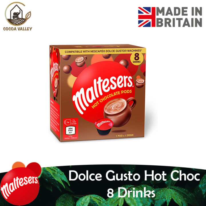 Maltesers Dolce Gusto Hot Chocolate 8 Pods UK Lazada