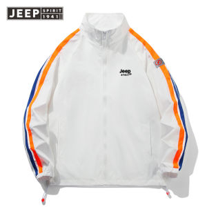 JEEP SPIRIT Mens Lightweight Jacket Casual Zip Colorblock Jacket For Men