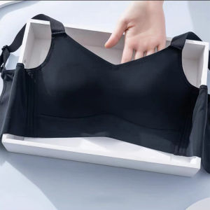 Anti-Sagging Large Breast Support Armpit Fat Control Bra  Gathered Seamless Bra Comfort Latex Bra Underwear