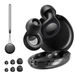 Noise Reduction Earplug Reusable Silicone Earplug with Case for Study Hearing Protections Noise Cancelling Ear Plugs