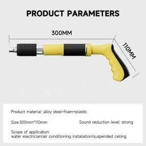 Concrete rivet tool with manual steel nail gun rivet gun wall anchor line grooving device cordless nail gun