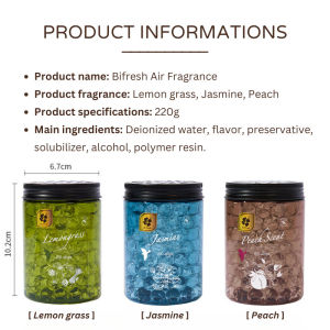 2PCS Soild Air Freshener Gel Long-Lasting Room Car Air Freshener Car Bathroom Aroma Beads Fragrance