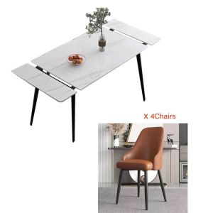 【CozyNest】1+4 Dining Table (Type 697&Dining Chair More Design Restaurant Quality Furniture