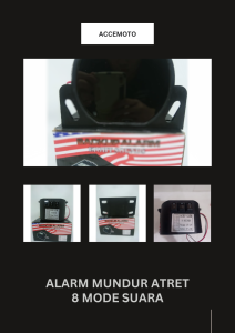 Klakson Mundur Atret / Alarm Mundur Mobil & Truk 8 Suara Universal