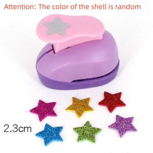 DENLUN 764cm Flower Furador Labor Saving Random Color DIY Embossing Punches School Supplies Large Size Scrapbooking Machine Scrapbooking
