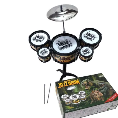 Drum Set ชุดกลอง ของเด็กเล่น ลายไดโนเสาร์ ตรงปก พร้อมส่ง ส่งเร็ว จากไทย ของเด็กเล่น