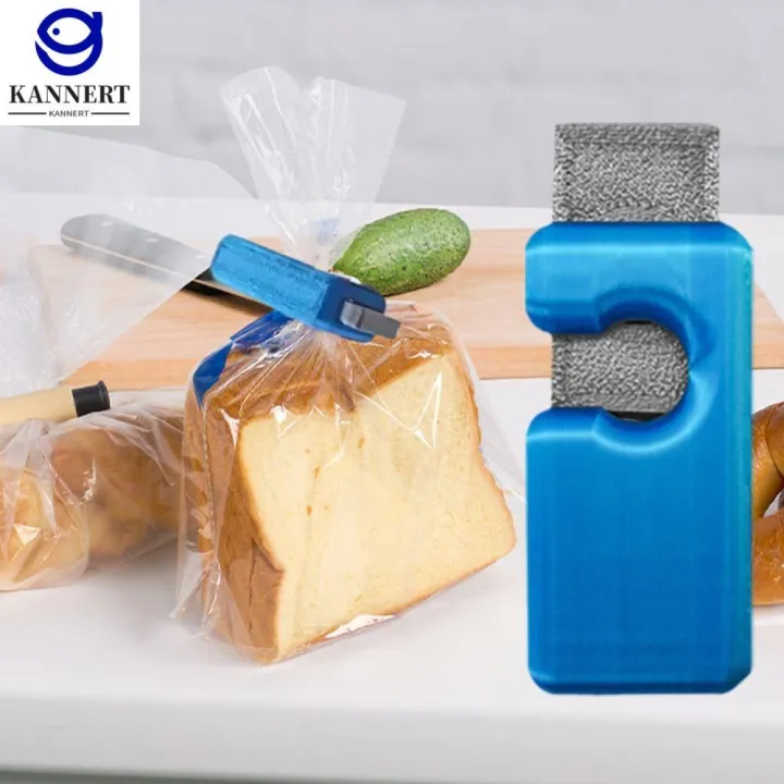 KANNERT 3pcs ล็อคแบบบีบ คลิปถุงขนมปัง รักษาความสดใหม่ ป้องกันความชื้น ...