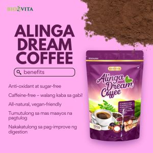 BioVita Alinga Dream Coffee - Sugar-Free Caffeine-Free Antioxidant-Rich Wellness Beverage