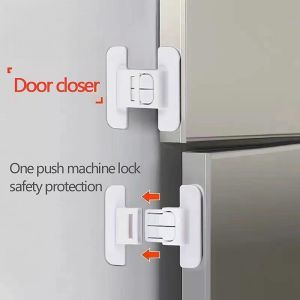 Mới 2 Cái Nhà Tủ Lạnh Khóa An Toàn Tủ Lạnh Tủ Đông Khóa Cửa Đa Năng Khóa An Toàn Trẻ