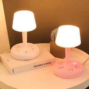 โคมไฟตั้งโต๊ะ โคมไฟห้องนอน โคมไฟหรี่แสง โคมไฟ โคมไฟไร้สาย ไฟรีโมท โคมไฟ LED ชาร์จแบตได้ ปรับแสงได้ระดับ มีที่วางโทรศัพท์