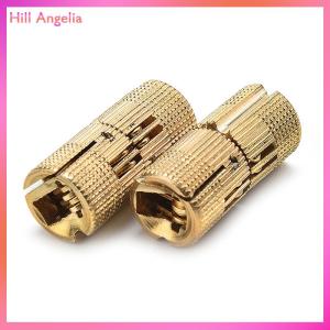[Hill Angelia] Đồng Brass Đồ Nội Thất Bản Lề 8-24Mm Hình Trụ Ẩn Tủ Giấu Vô Hình Cửa Bản Lề Cho Phần Cứng Hộp Quà Tặng