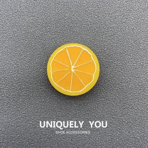 Phụ Kiện Khóa Giày cross Họa Tiết Trái Cây Hoạt Hình Dễ Thương Cho cross Dưa Hấu Chanh Dứa chamr dép crocs