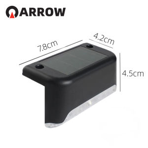 Solar Step Lamp LED Waterproof IP65 Outdoor Garden Passage Courtyard Terrace Guardrail Step Light Landscape Light fence light 4pcs