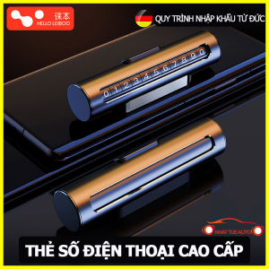 Thẻ ghi số điện thoại xe hơi loại hợp kim 3 lớp mới sang trọng