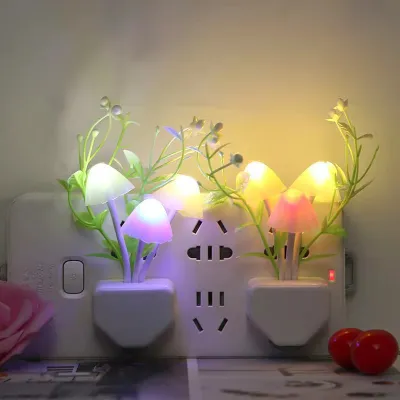 Đèn ngủ 3 cây nấm dễ thương 3 chế độ led cảm biến thông minh