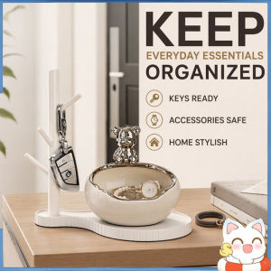 Key Tray Bearbrick Inspired Ceramic Storage Bowl Hiasan Rumah Bekas Kunci Jewelry Living Room