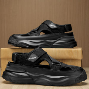 Mens sandals casual rubber shoes walking shoes for men fashion beach sandal breathable flat shoes for men Platform sandals