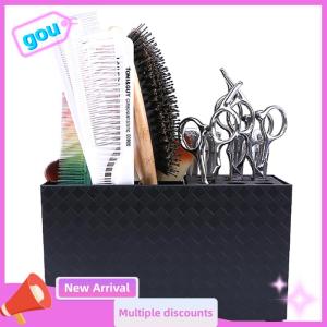 gou Salon Barber Scissors Comb Clips Rack Storage Box Hairdressing Cosmetic Tool