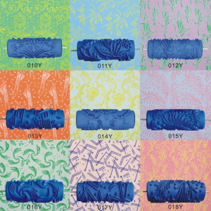 5" Embossed Roller Sleeve Wall Texture Stencil Brush Pattern Decor 099Y