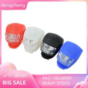 dongcheng Đèn xe đạp Đèn xe đạp silicon Đèn Trước Đèn xe đạp Đèn Led Xe Đạp Chống Nước