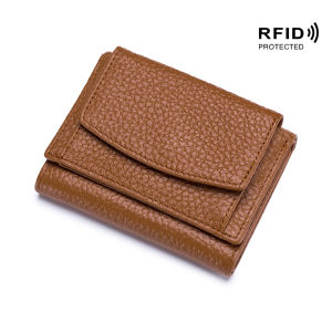 Novco Genuine Leather Women Wallets and Purses Fashion Small Wallet with Mini Coin Pocket Rfid Blocking Purse Designer