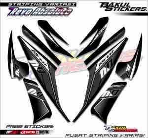 STRIPING VARIASI MOTOR HONDA REVO ABSOLUTE 110 / STICKER LIST MOTOR REVO ABSOLUTE