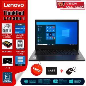 Laptop Lenovo Thinkpad L14 Core i5 Gen 10 | 16GB / 512GB | 14" IPS FHD Backlight