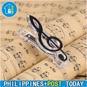 Musical Note Clips Music Paper Clip Holder Plastic Music Book Clip Bookmarks Stationery Clips