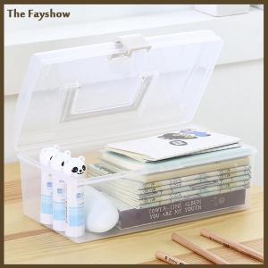 [The Fayshow] Hộp đựng khẩu trang có tay cầm Hộp đựng đồ lặt vặt chống bụi kín công suất lớn chống nước chống bụi gia dụng hộp đựng