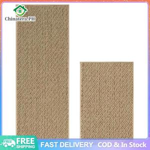 Linen-Look Kitchen Floor Mat Absorbent Kitchen Mats Stain Resistant Woven Kitchen Runner for Floor