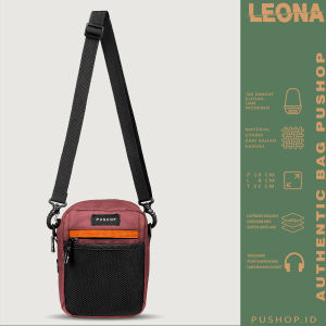 Tas Selempang pria kekinian  Slingbag Pushop Leona terlaris dan termurah