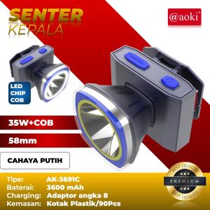 AOKI Senter Kepala 2-in-1: Kekuatan dan Kinerja Maksimal Multifungsi Megah: Performa Maksimal