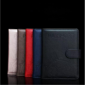 World Famous Building Passport Holder Historical Sites Universal Travel Ticket Holder Book Cover Antimagnetic RFID Thief Brush