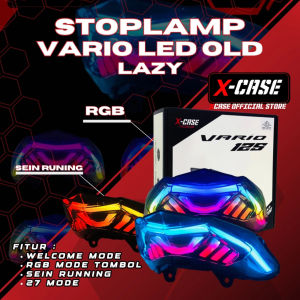 X-Case Lampu Stop Running Vario Led Old Lazy 2015 - 2017 RGB 27 Mode Click
