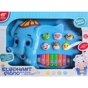 Đồ chơi Đàn piano hình thú có đèn nhạc và tiếng thú như thật cho bé (không kèm pin)