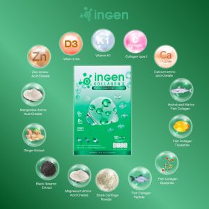 ปวดเข่า ปวดข้อ Ingen collagen5 ลดราคาพิเศษ ซื้อ2ฟรี2ซอง
