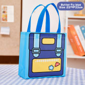 Colorful Goodies Bag Gift Bag Birthday Party Gift Bag For Kids Non-woven Storage Tote Bag Beg Parti Hari Jadi Hadiah Kanak Kanak 手提袋