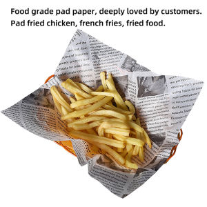 【จัดส่งภายใน 2-3 วัน】 กระดาษแว็กซ์กันน้ำมัน30แผ่นกระดาษห่ออาหารขนมปังแซนวิชเบอร์เกอร์ทอดเครื่องมือสำหรับอบอาหารจานด่วนขนมปังน้ำมัน