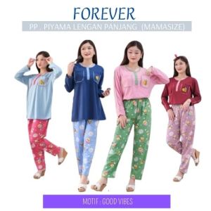 SETELAN FOREVER SWEET PP GOOD VIBES MAMASIZE - SETELAN SANTAI - SETELAN RUMAH