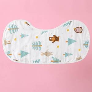 C005 ผ้าเช็ดผมเช็ดปาก ผ้าพาดบ่า ใยไผ่ออแกนิคนุ่มๆขนาดโดยประมาณ 53*25cm.ผ้ากันเปื้อนเด็ก ผ้าอเนกประสงค์