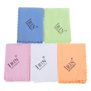 5 Pcs Guitar Wiping Cloth Dust Removal Cloth Microfiber Cleaning Polishing Cloth for Cleaning Musical Instruments