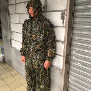 Quần Áo Giả Săn Bắn Ngoài Trời    Trong Rừng   Bộ Trang Phục  Rằn Ri   Quần Áo Bảo Hộ Sinh Hoang Dã