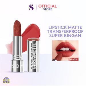 SOMETHINC Checkmatte Transferproof Lipstick Hasil Matte Tahan Lama