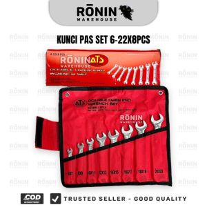 ATS Kunci Pas Set 6-22x8pcs Double Open End Wrench Buka
