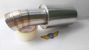 Knalpot Mobil JS RACING Bass Adem Kering Agya Ayla Brio Jazz Calya Stenlis