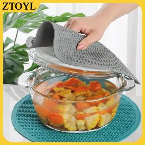 ZTOYL  Lớn Silicone mat Coaster chịu nhiệt placemat tổ ong nonslip nồi chủ bảng Mat Vòng cup Mat phụ kiện nhà bếp