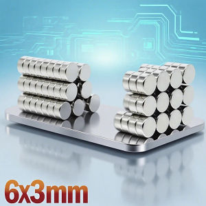6X3mm Magnet Round Shape Accessory Office Science Fridge Whiteboard Refrigerator Craft Diy 6*3mm 20/50/100/200/500/2000pcs
